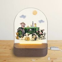 Nachtlampje boerderijdieren tractor