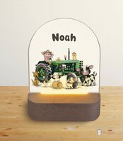 Nachtlampje boerderijdieren tractor