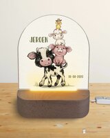 Nachtlampje boerderijdieren stapelkoe