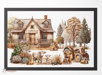 Deurmat Vintage farm