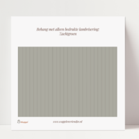 Behang met alleen bedrukte lambrisering