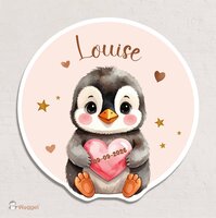 Muurcirkel Happy Tails pingu&iuml;n