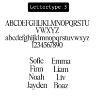 Geboortebord raam Jungle Touch of gold