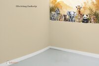 Behang sample effen bijpassend bij Jungle Touch of gold