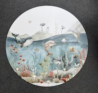 Muurcirkel Sea Life 80 cm
