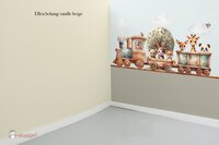 Behang sample effen bijpassend bij Happy Tails