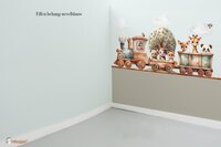 Behang sample effen bijpassend bij Happy Tails