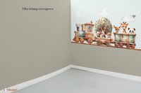 Behang sample effen bijpassend bij Happy Tails