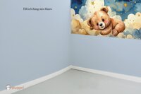 Behang effen op rol bijpassend bij Happy Tails