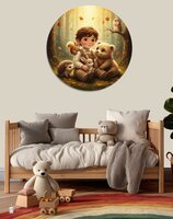 Muurcirkel Whispering woods &quot;Among friends&quot;