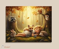 Muurdecoratie Whispering Woods &quot;Sleeping beauty&quot;