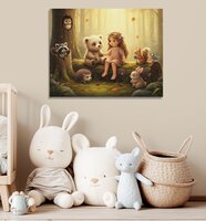 Muurdecoratie Whispering Woods &quot;Tale of the little bear&quot;