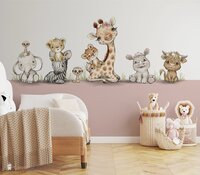 jungle behang babykamer