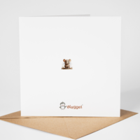 Geboortekaarten boerderijdieren naturel Schotse Hooglander