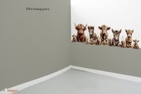 Behang sample effen bijpassend bij Boerderijdieren naturel gekleurde onderzijde