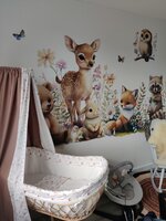 Sample naadloos fotobehang bosdieren 