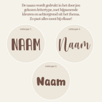 Keuze lettertype naam