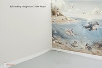 Naadloos effen fotobehang bijpassend bij Gentle Shores