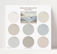 Naadloos fotobehang sample effen bijpassend bij Gentle Shores