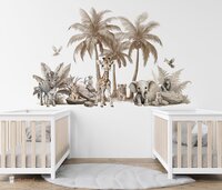 Naadloos fotobehang Jungle naturel Little ones