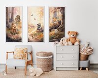 behangpanelen bosdieren