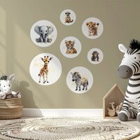 Muurcirkel set Jungle Touch of gold