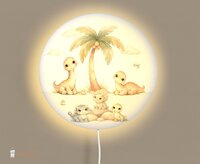 Wandlamp rond Little Dino World