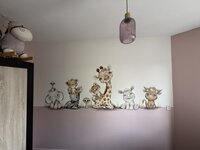 Behang jungle cuties roze onderzijde