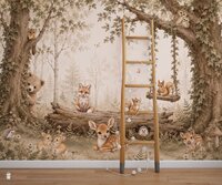 Behang Dreamy Woodland - Peekaboo -