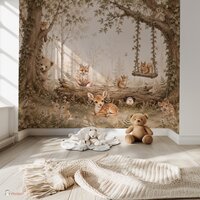 Behang Dreamy Woodland - Peekaboo -