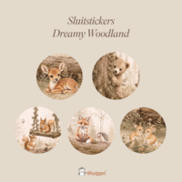 Geboortekaarten Dreamy Woodland - Deer -