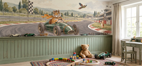 Behang  Jungle Grand Prix Solo | Brede &amp; halve muur