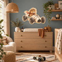 Muurdecoratie Racing World Jungle - leeuw -