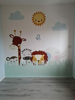 jungle behang baby en kinderkamer 