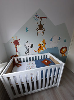 Safari behang baby en kinderkamer 