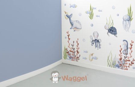 Behang sample onderwaterwereld