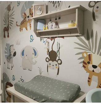 safari behang baby en kinderkamer