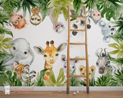 jungle babykamer