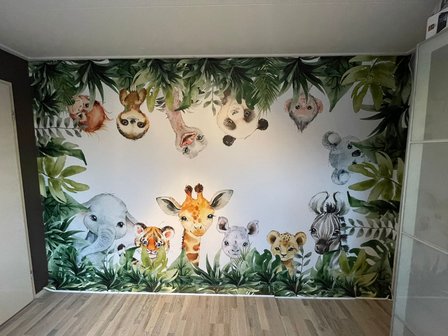waggel en vriendjes behang