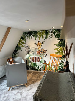 Jungle behang baby en kinderkamer 