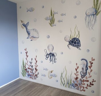 Behang onderwaterwereld