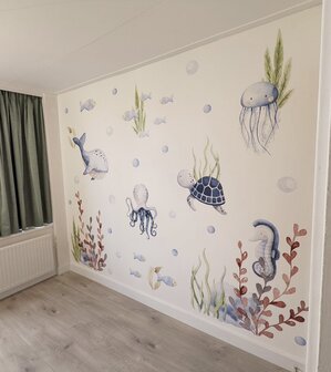 Behang onderwaterwereld