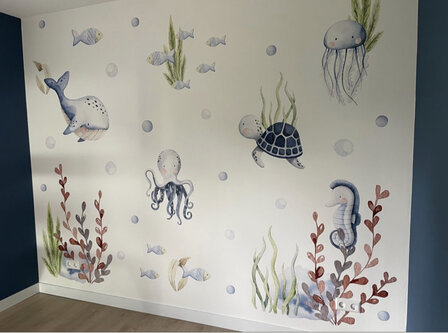 Behang onderwaterwereld