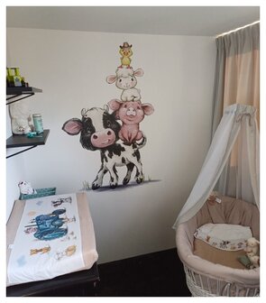 behang boerderijdieren