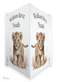 welpje geboortebord