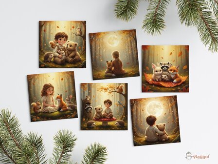 Kaarten set Whispering Woods &quot;Magical Moments&quot;