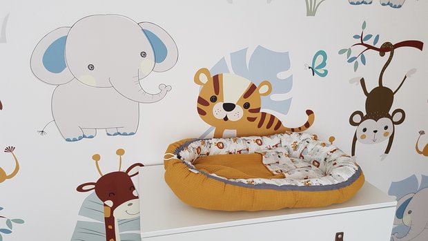 safari behang baby en kinderkamer