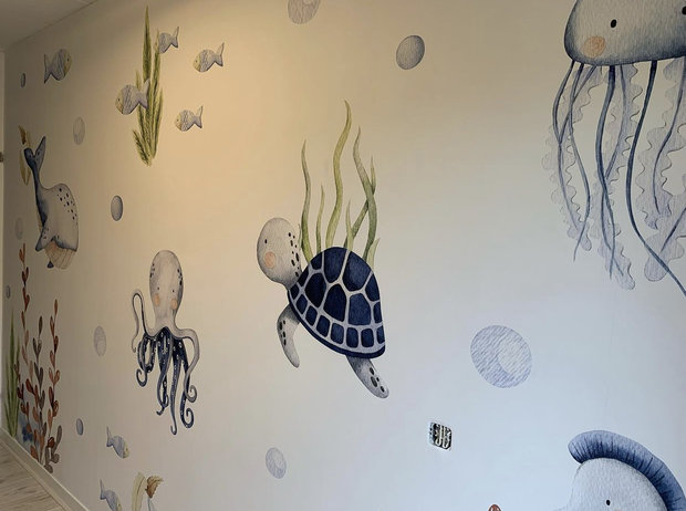 Behang onderwaterwereld
