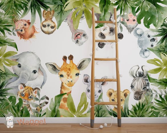 jungle babykamer