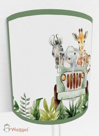 Wandlamp jungle jeep